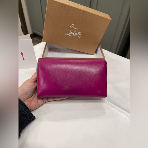 Christian Louboutin Macaron Wallet/Wristlet Spikes - Picture 9 of 11